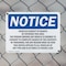 Signmission Vehicles Subject To Search By Entering This, 10 in W x Rectangle, Plastic OS-2PACK-NS-P-710-L-18865 - alternate 4
